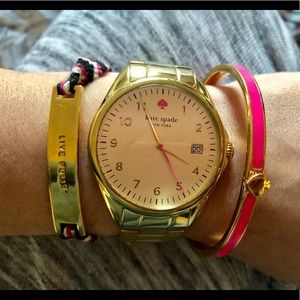 Kate Spade Set, watch, bracelet, bangle